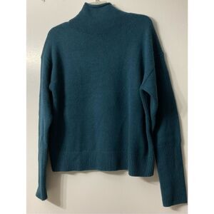 Aritzia Wilfred 100% Cashmere Luxe Cashmere Cyprie Sweater Size M Mockneck
